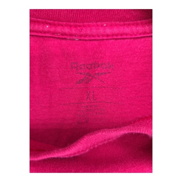 Reebok Men's Red Always Workout 100% Cotton Graphic T-Shirt Size XL - Picture 4 of 5